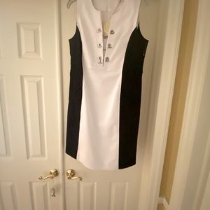 NWT - CARLISLE - E3 for ETCETERA - Black and white dress